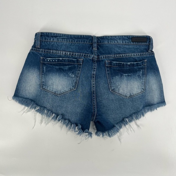 BLANKNYC Little Pixie Cut Off Zebra Jean Shorts Size 30 Women’s - Picture 3 of 7